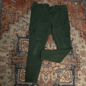 A New Day Olive Green Cargo Skinny Jeans